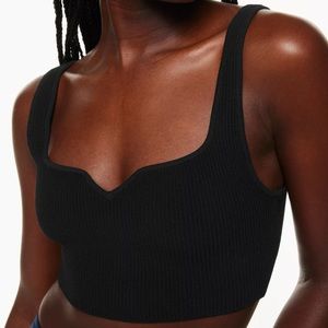 ARITZIA Sculpt Knit Notch Tank